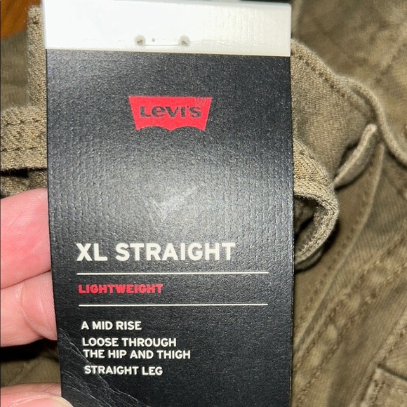 Levi's Green Wide Leg Pants Casual Cotton - Picture 11 of 11